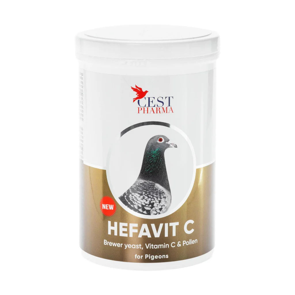Hefavit C for Pigeons | Brewer’s Yeast, Vitamin C & Pollen Supplement | Energy & Vitality Support