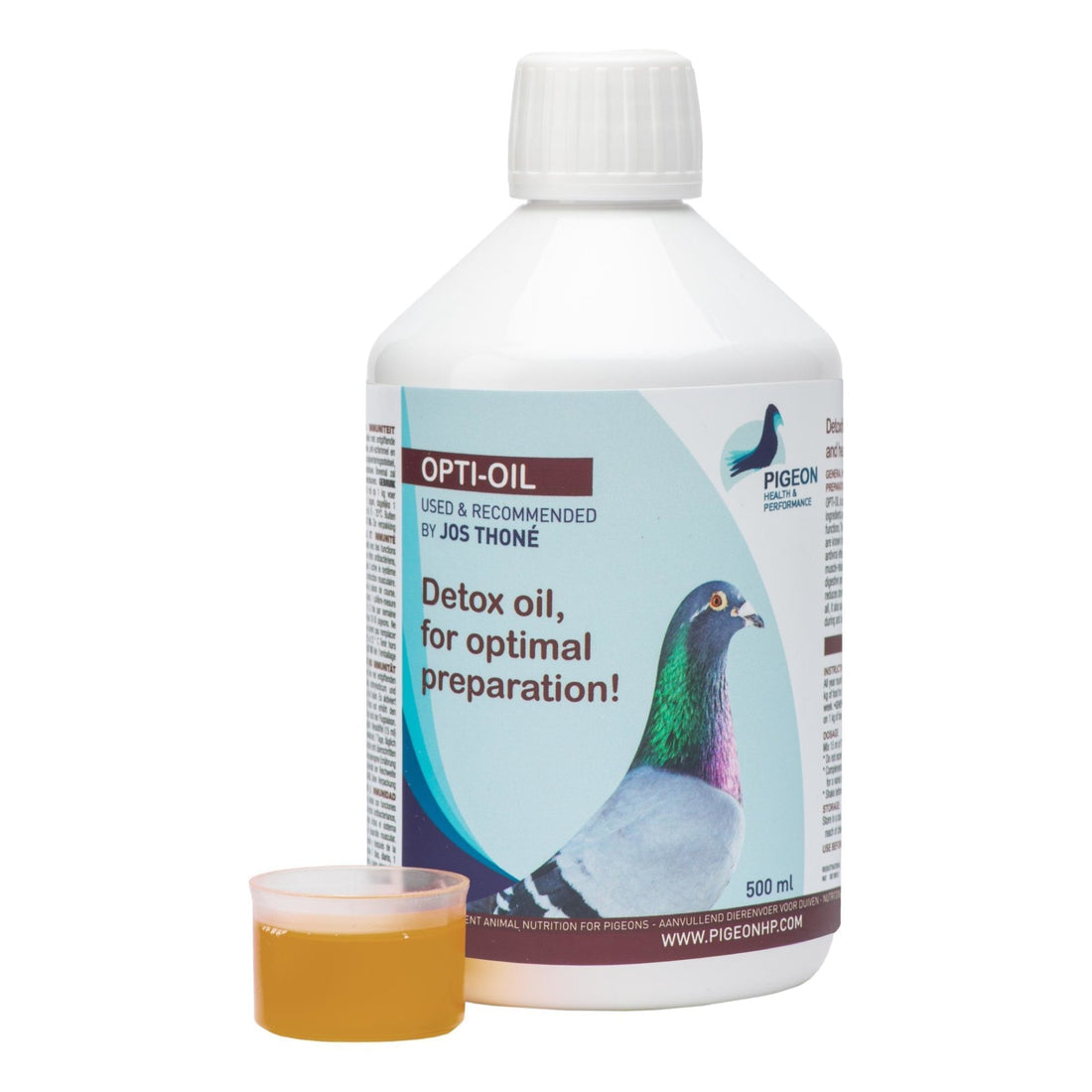 Opti-Oil Pigeon Health 500ml – Natural Oil Supplement for Racing Pigeons
