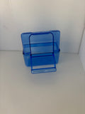 Blue External Bird Cage Feeder