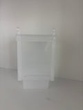 Clear Plastic Bird Feed Hopper
