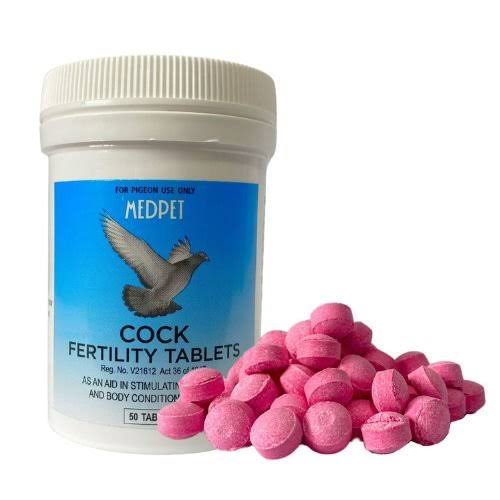 MEDPET COCK FERTILITY TABLETS – 50 ct