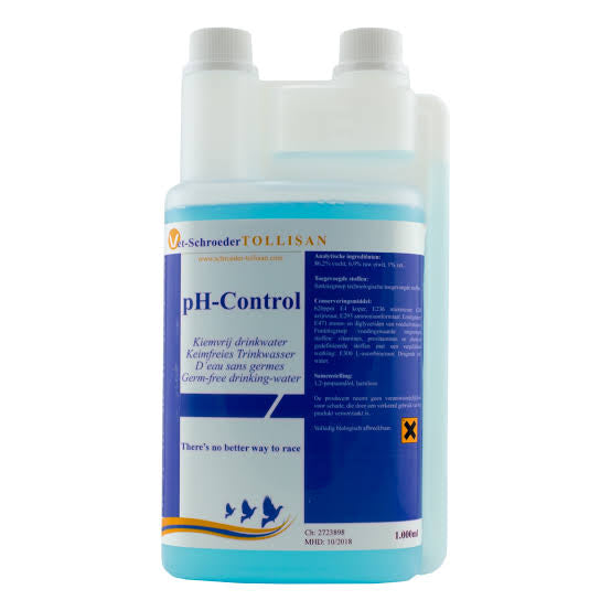 Vet-Schroeder Tollisan pH-Control – Drinking Water Conditioner for Racing Pigeons, 1 Liter